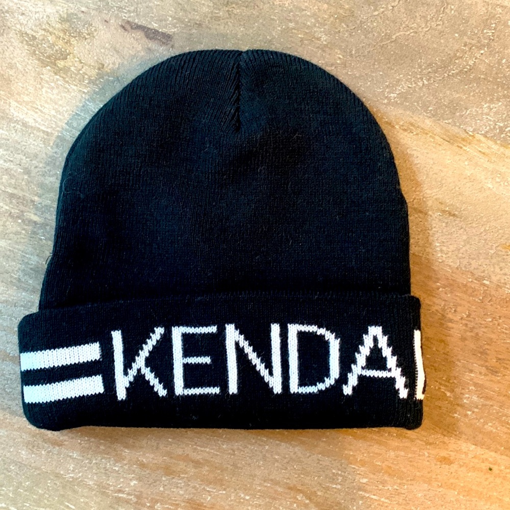 Never worn Kendall + Kylie Black Beanie Hat